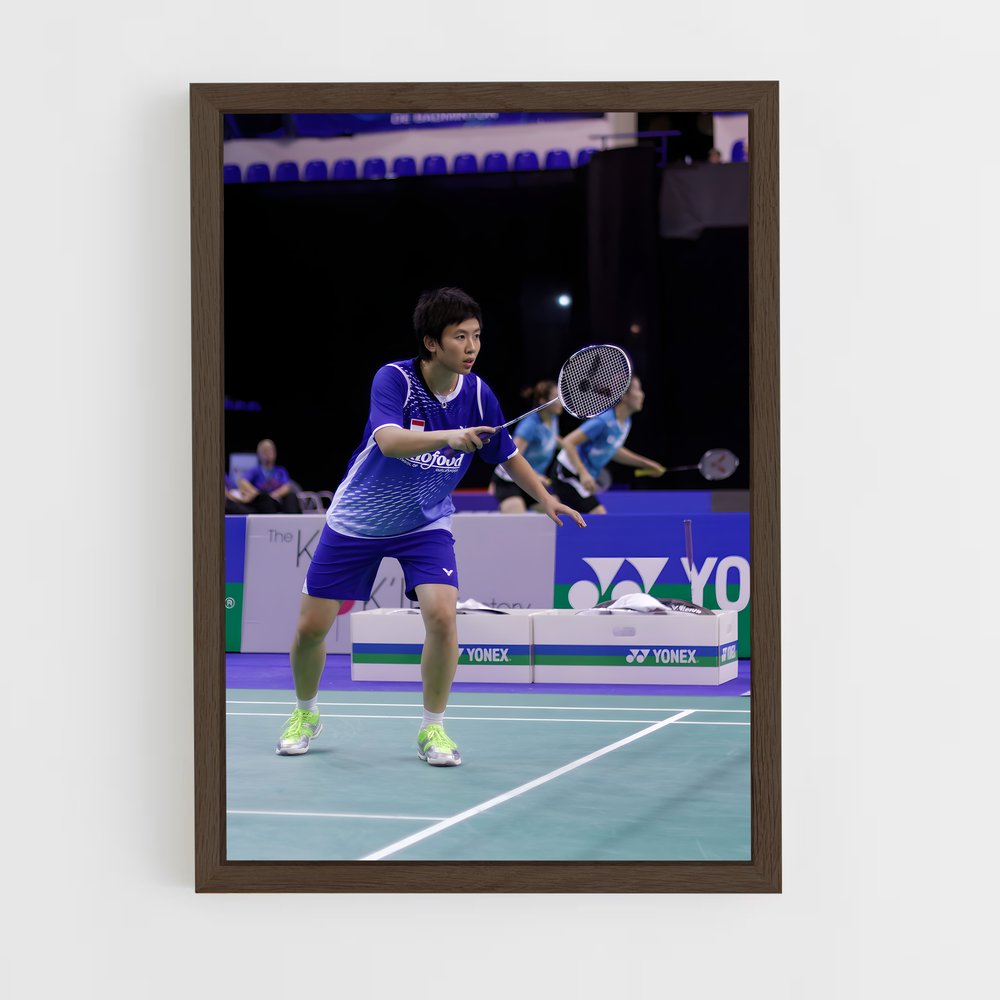 Poster Liliyana tennis – affiche Badminton (vue 5)